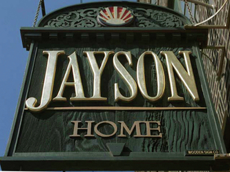 Image of Jayson Home and Garden Sign, Wooden Signs Milwaukee
