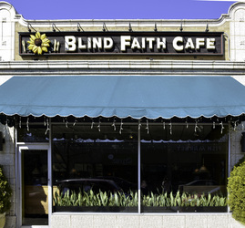 Blind Faith Cafe Sign, Signs Evanston, Restaurant Signs Chicago,
Signs Milwaukee