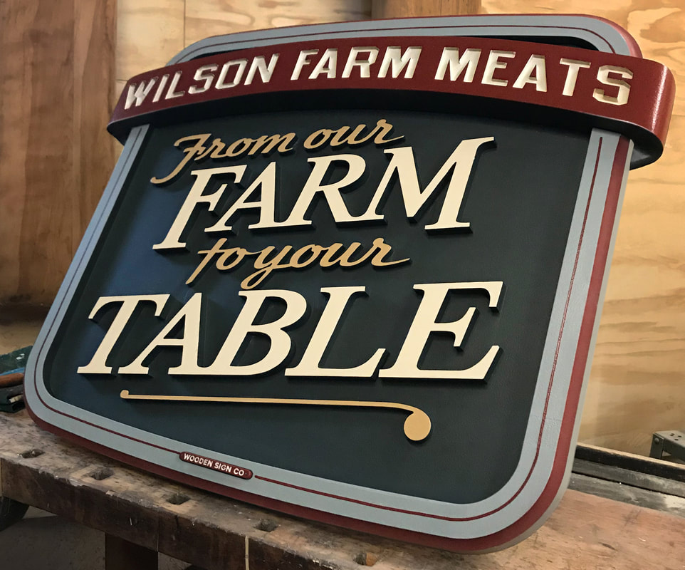 The Wooden Sign Company Chicago,IL Elkhorn, WI Custom Sign